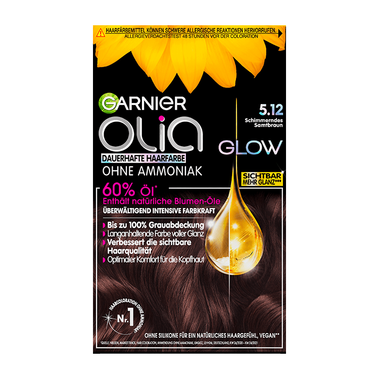 Garnier Olia Nr. 5.12 Schillerndes Samtbraun - Produktansicht
